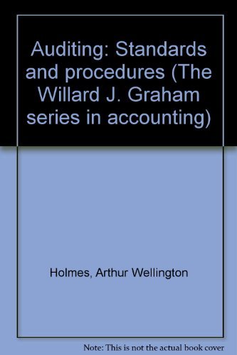 Book Auditing: Standards And Procedures (the Willard J. Graham Series In Accounting) free
