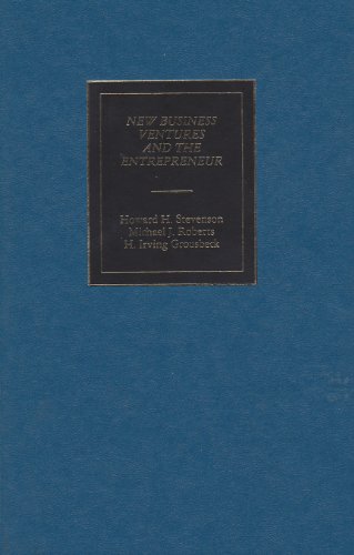 Book New Business Ventures and the Entrepreneur free
