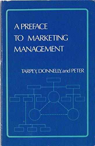 Book A preface to marketing management free
