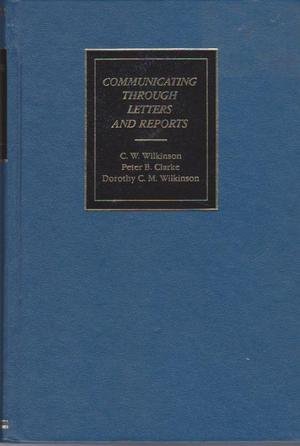 Book Communicating through letters and reports free