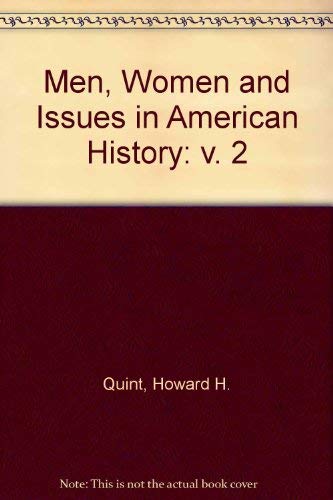 Book Men, Women And Issues In American History free