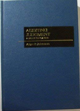 Book Auditing Judgment: A Book Of Cases (the Willard J. Graham Series In Accounting) free