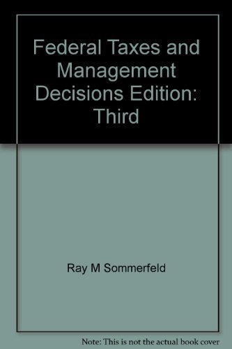 Book Federal Taxes & Management Decisions, 3rd Edition, free