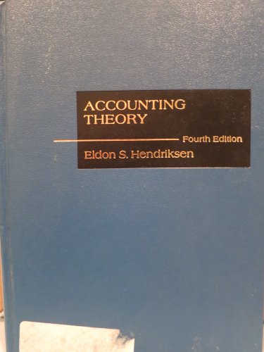 Book Accounting Theory (the Willard J. Graham Series In Accounting) free