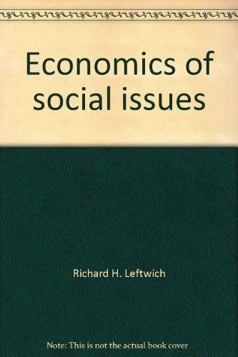 Book Economics Of Social Issues free