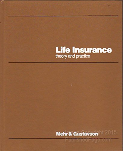 Book Life Insurance: Theory And Practice free