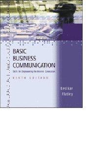 Book Basic business communication free