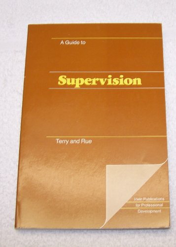 Book Guide to Supervision free