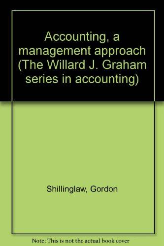 Book Accounting, a management approach (The Willard J. Graham series in accounting) free