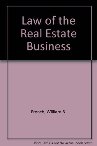 Book Law of the Real Estate Business free