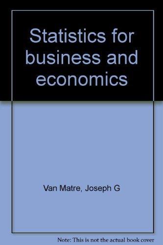 Book Statistics for business and economics free