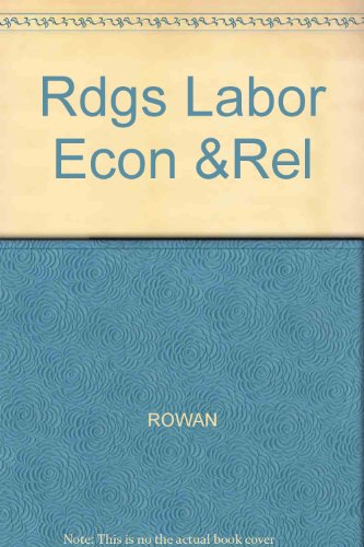 Book Readings in Labor Economics and Labor Relations free
