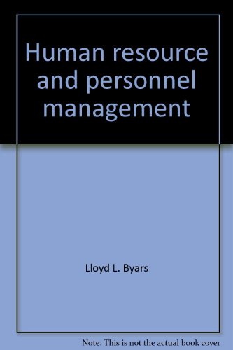 Book Human resource and personnel management (Irwin series in management and the behavioral sciences) free