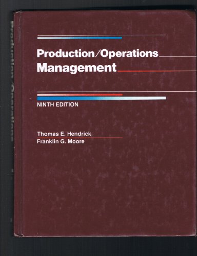 Book Production/Operations Management free
