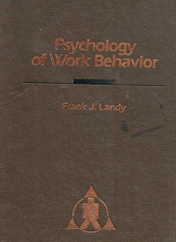Book Psychology of work behavior (The Dorsey series in psychology) free