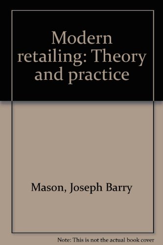 Book Modern Retailing: Theory And Practice free