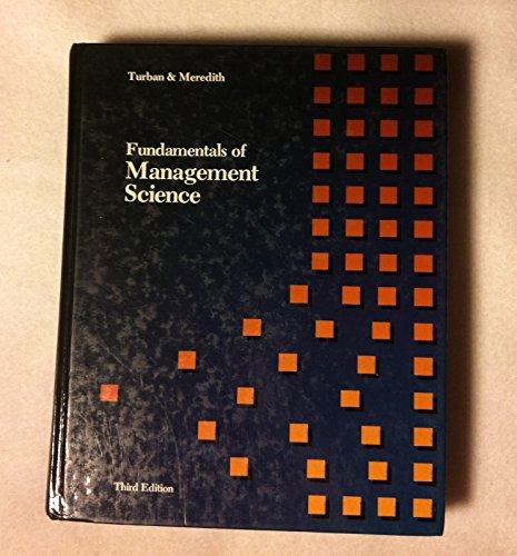 Book Fundamentals Of Management Science free