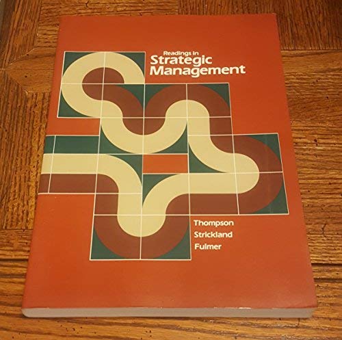 Book Readings In Strategic Management free