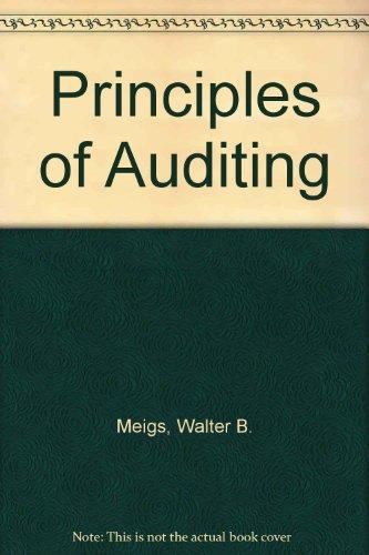 Book Principles of auditing (The Robert N. Anthony/Willard J. Graham series in accounting) free