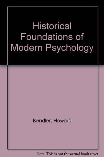 Book Historical Foundations Of Modern Psychology free