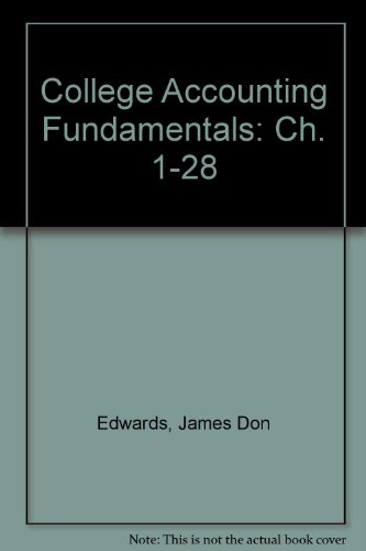 Book College Accounting Fundamentals: Chapters 1-28 (ch. 1-28) free