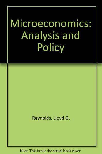 Book Micro Economics: Analysis and Policy free