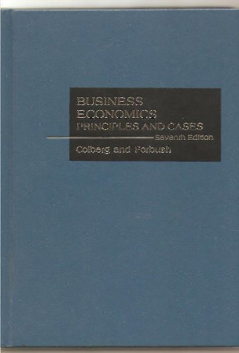 Book Business Economics: Principles and Cases free