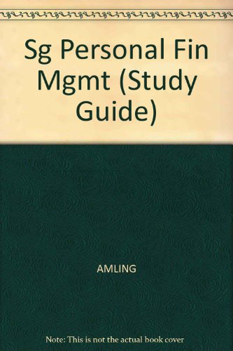Book Personal Financial Management (study Guide) free