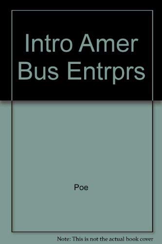 Book An Introduction To The American Business Enterprise free