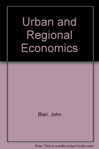 Book Urban And Regional Economics free