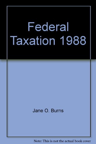 Book Federal Taxation, 1988 free