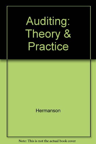 Book Auditing Theory and Practice free