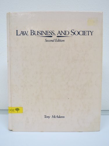 Book Law, Business, And Society free