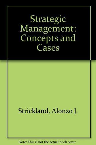 Book Strategic Management: Concepts And Cases free