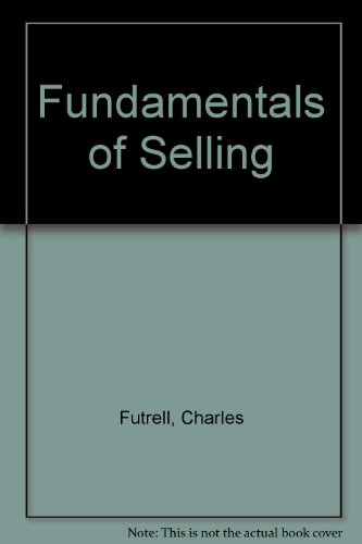 Book Fundamentals Of Selling (the Irwin Series In Marketing) free