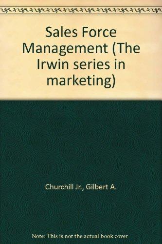 Book Sales Force Management: Planning, Implementation, and Control (Irwin Series in Marketing) free