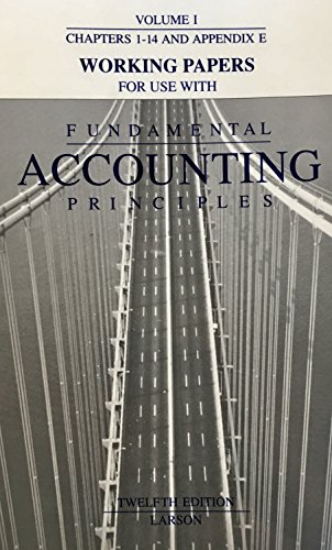 Book Fundamental Accounting Principles/Working Papers free