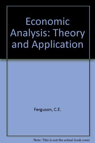 Book Economics Analysis: Theory and Application free