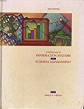 Book Introduction to Information Systems in Business Management. free