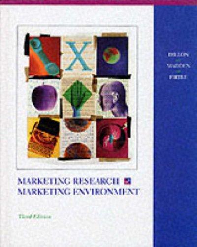 Book Marketing Research in a Marketing Environment (The Irwin Series in Marketing) free