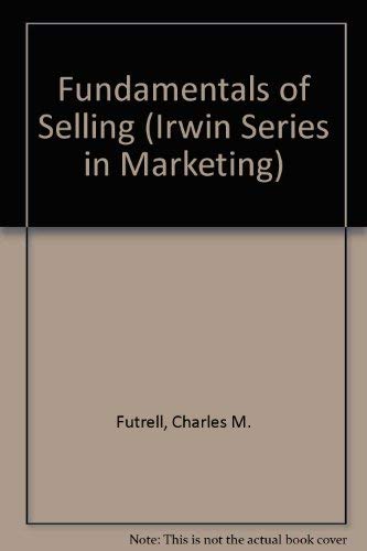 Book Fundamentals of Selling (Irwin Series in Marketing) free