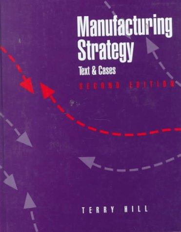 Book Manufacturing Strategy: Text and Cases free