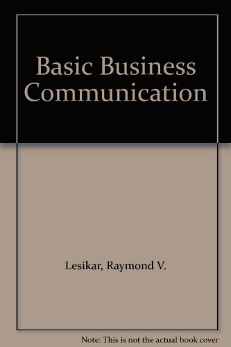 Book Basic Business Communication free
