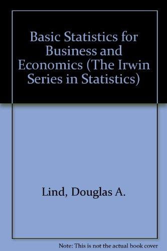 Book Basic Statistics for Business and Economics (The Irwin Series in Statistics) free