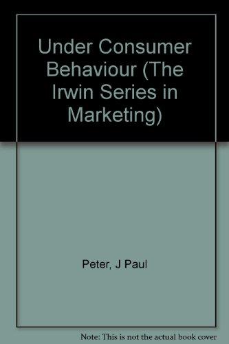 Book Understanding Consumer Behavior (The Irwin Series in Marketing) free