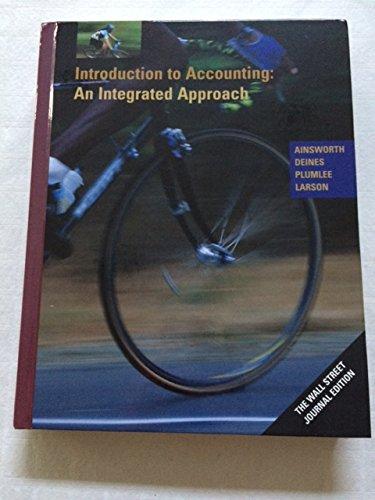 Book Introduction to Accounting: An Integrated Approach free