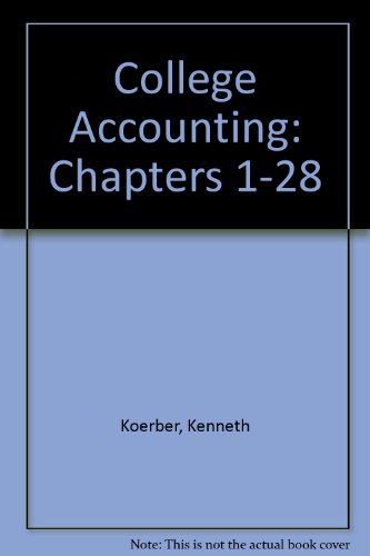Book College Accounting, Chapters 1-28 free