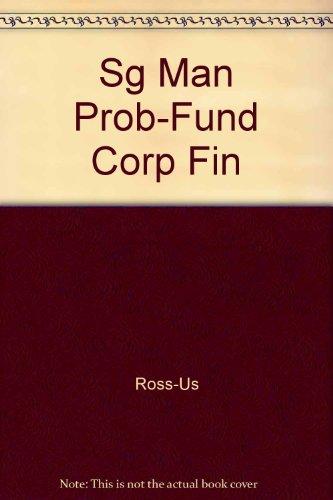 Book Fundamentals of Corporate Finance: Study Guide and Problem Manual free
