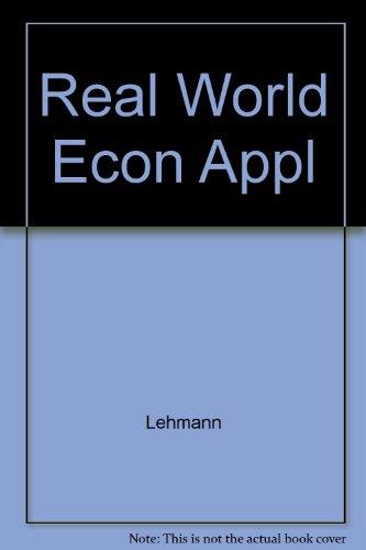 Book Real World Economic Applications: The Wall Street Journal Workbook free