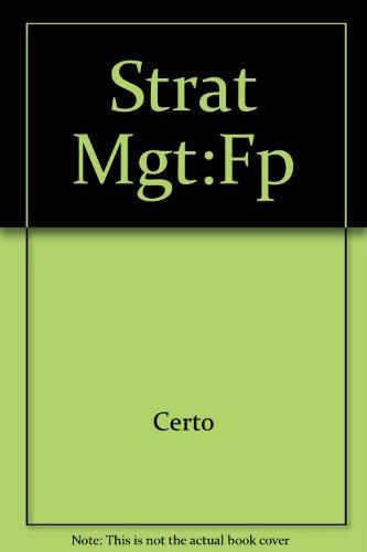 Book Strategic Management: A Focus on Process free